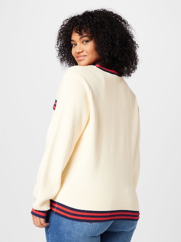 ONLY Curve Knit Cardigan 'CELINA' in White