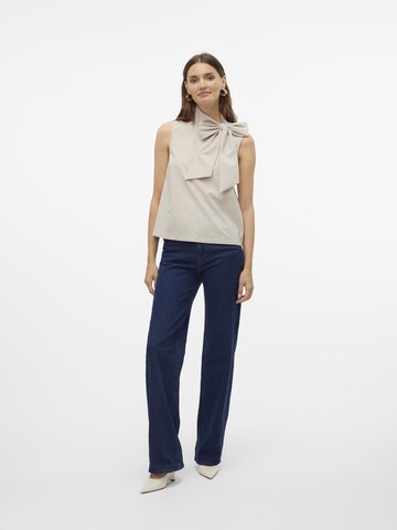 VERO MODA Bluse 'SOLONA' in Grau