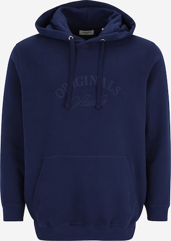 mėlyna Jack & Jones Plus Megztinis be užsegimo 'JORBLEECKER': priekis