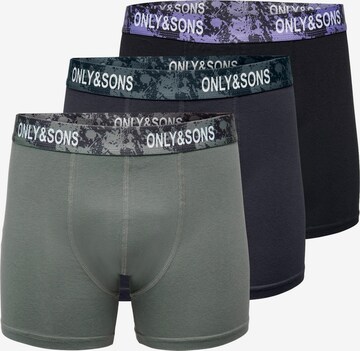 Only & Sons Boxershorts in Grijs: voorkant