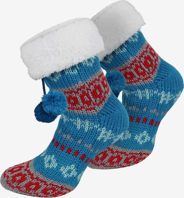 normani Socks in Blue: front