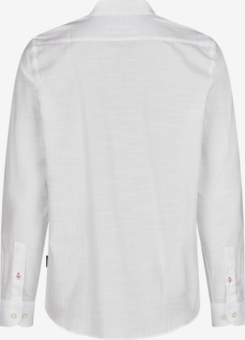 HECHTER PARIS Regular fit Button Up Shirt in White