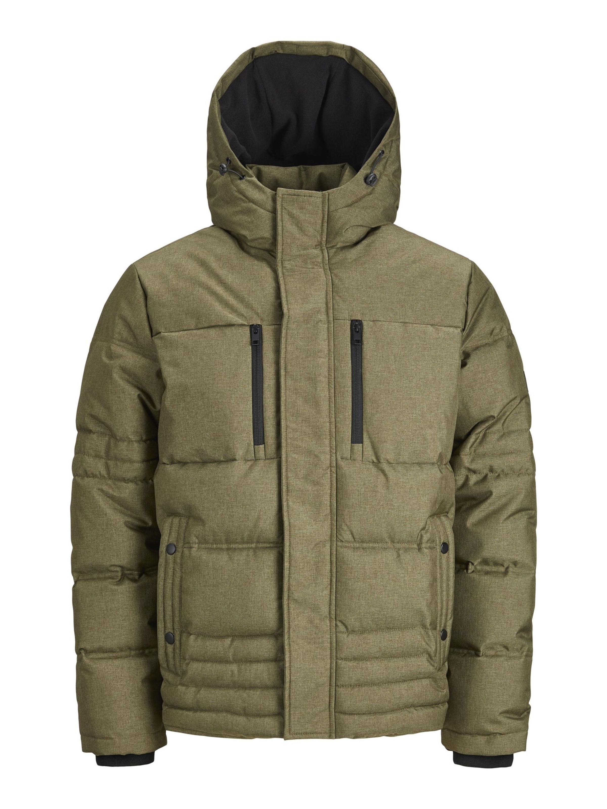 Veste d’hiver 'Yog' JACK & JONES en vert : devant
