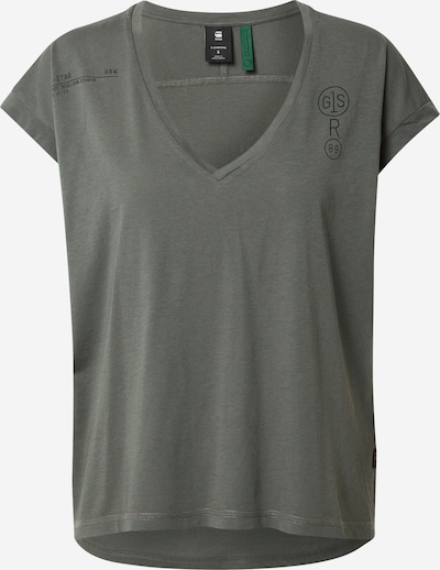 G-Star RAW T-shirt en graphite / noir, Vue avec produit