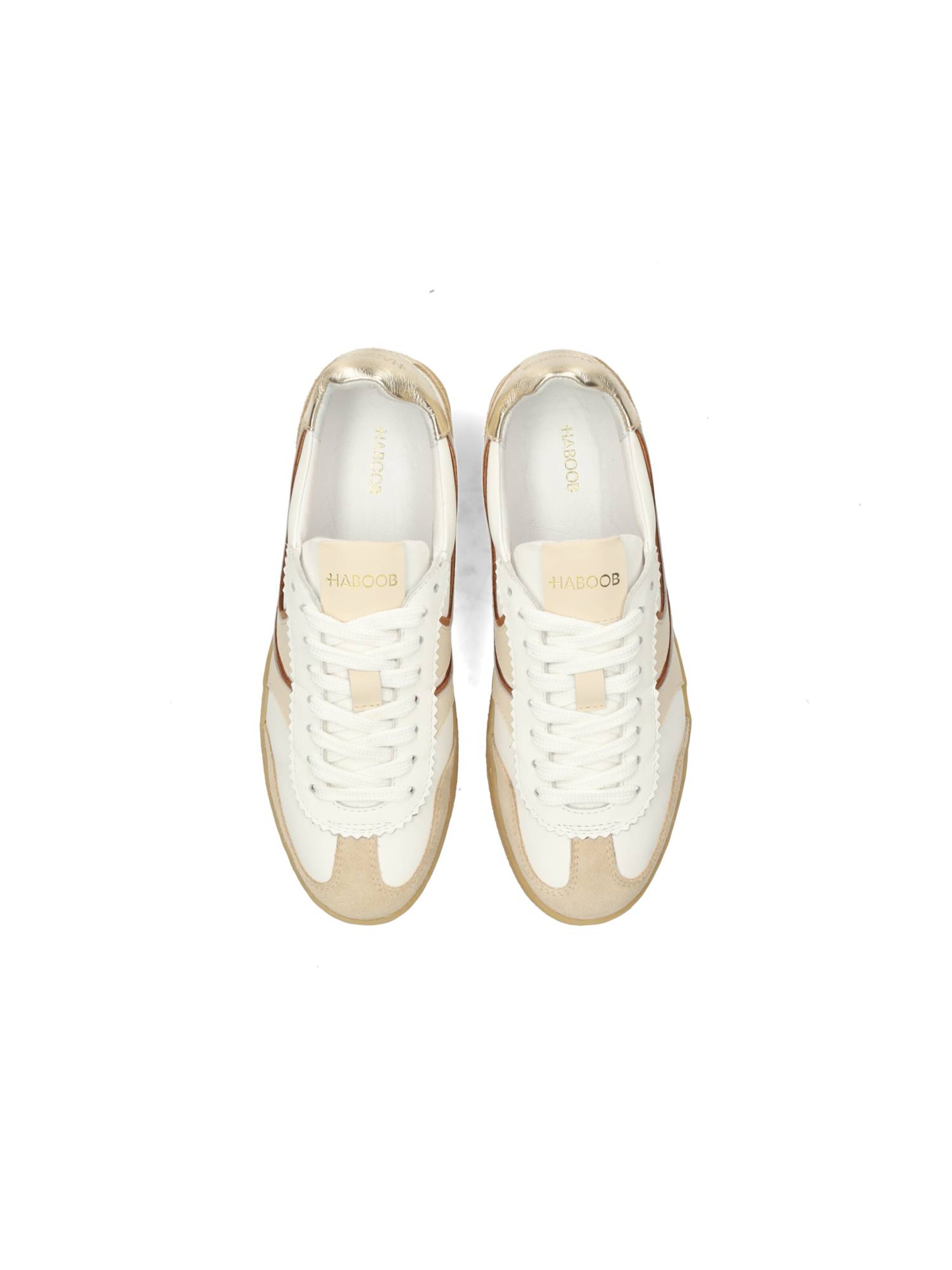 Haboob Sneakers laag 'Polaro' in Beige