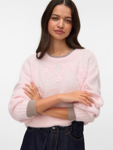 Pull-over 'VMBLOSSOM' VERO MODA en rose : devant