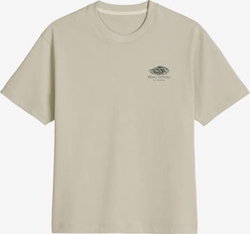 T-Shirt Marc O'Polo en beige : devant
