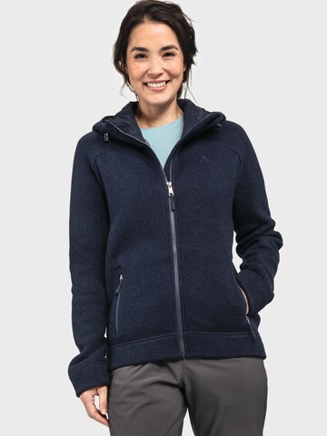 Schöffel Athletic fleece jacket 'Lakefield' in Blue: front