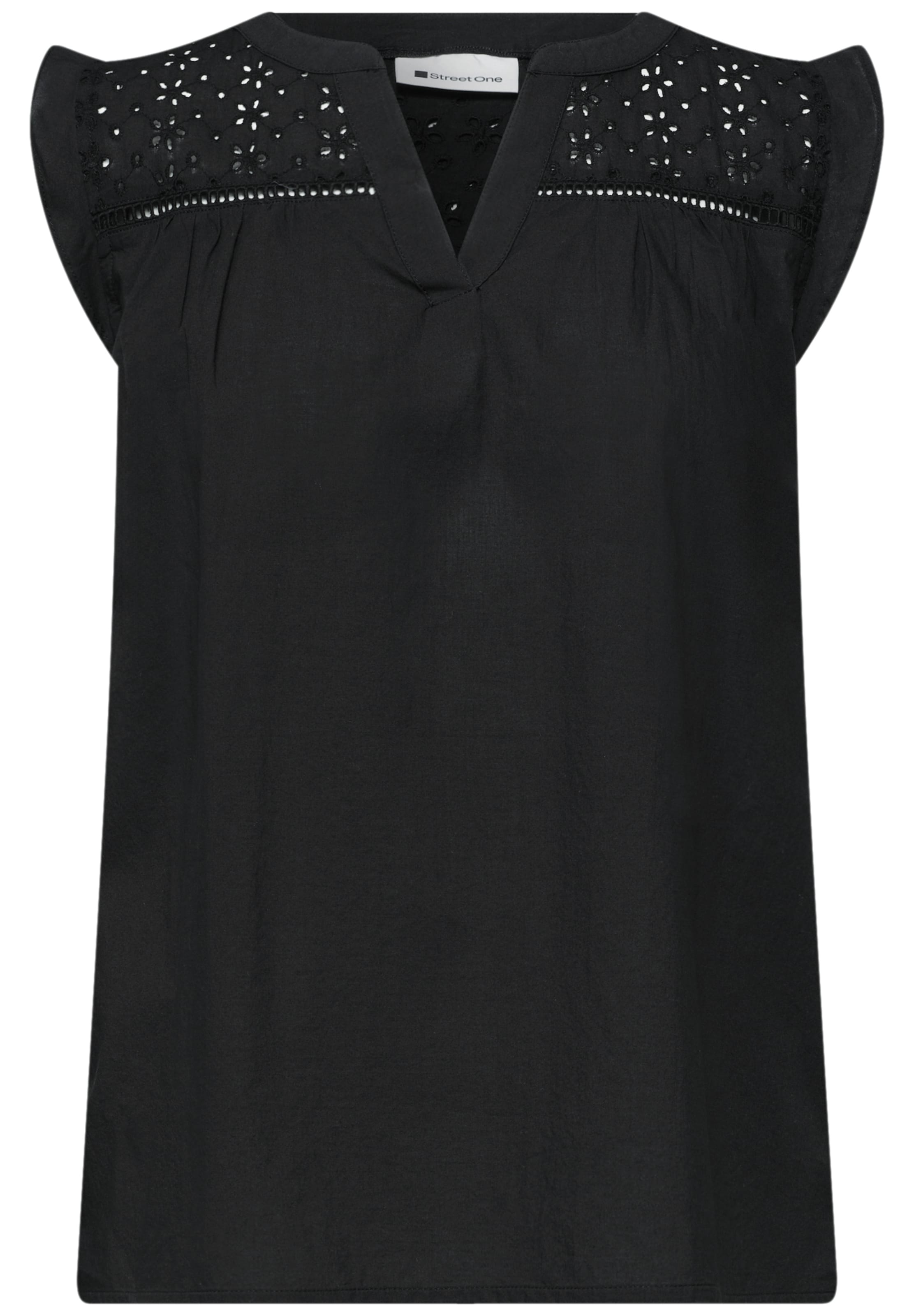 STREET ONE Blouse in Black: front