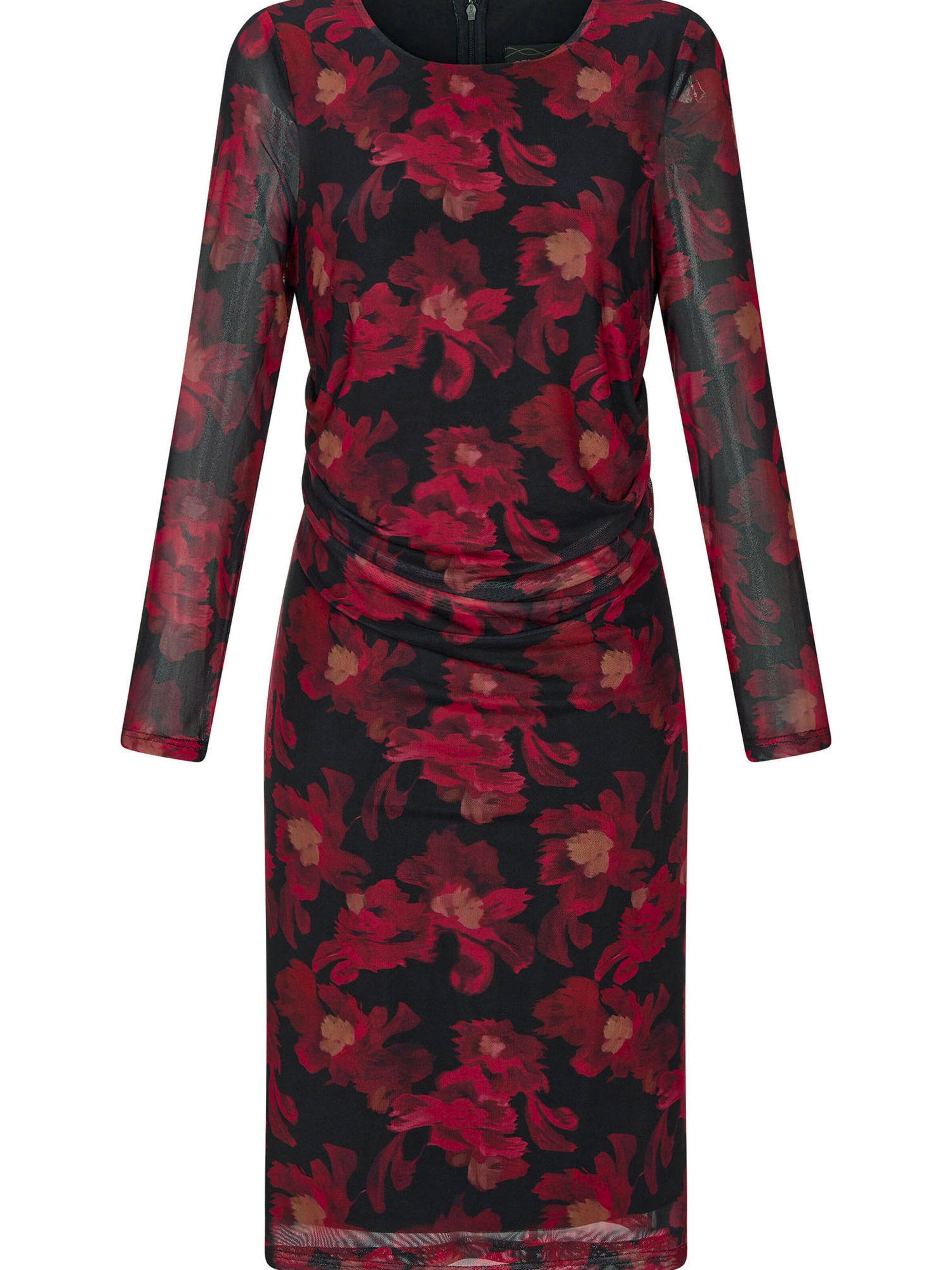 Goldner Kleid in Schwarz: Vorderseite