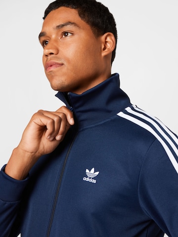 ADIDAS ORIGINALS Zip-Up Hoodie 'Adicolor Classics Beckenbauer Primeblue' in Blue