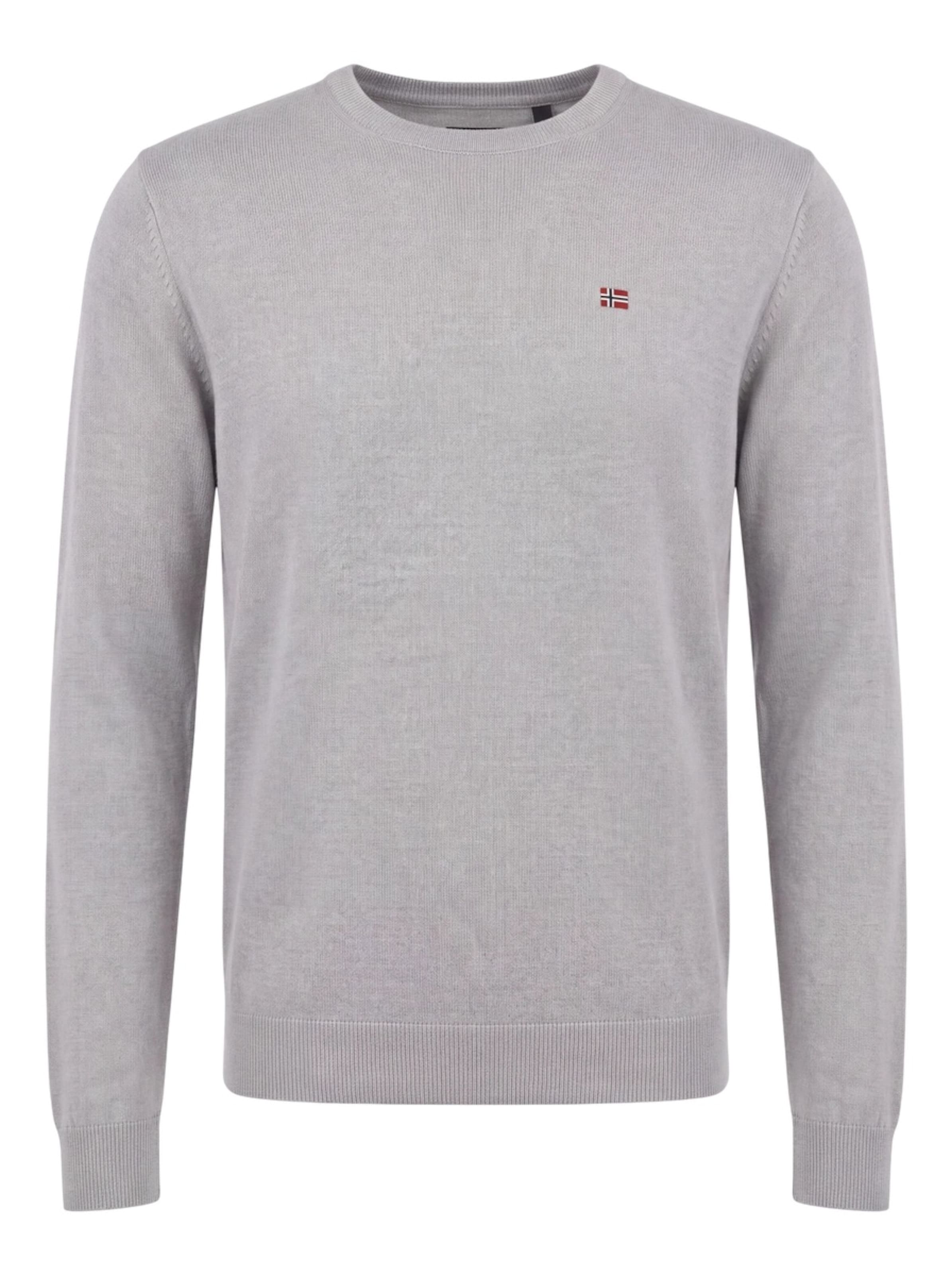 Pull-over 'DAMAVAND' NAPAPIJRI en gris : devant