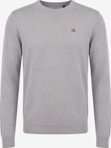 Pull-over 'DAMAVAND' NAPAPIJRI en gris : devant