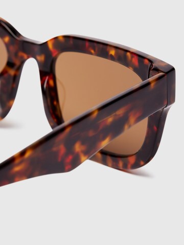 Lunettes de soleil SELECTED HOMME en marron