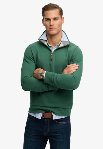 Sweat-shirt 'Essential' Superdry & Co en vert : devant