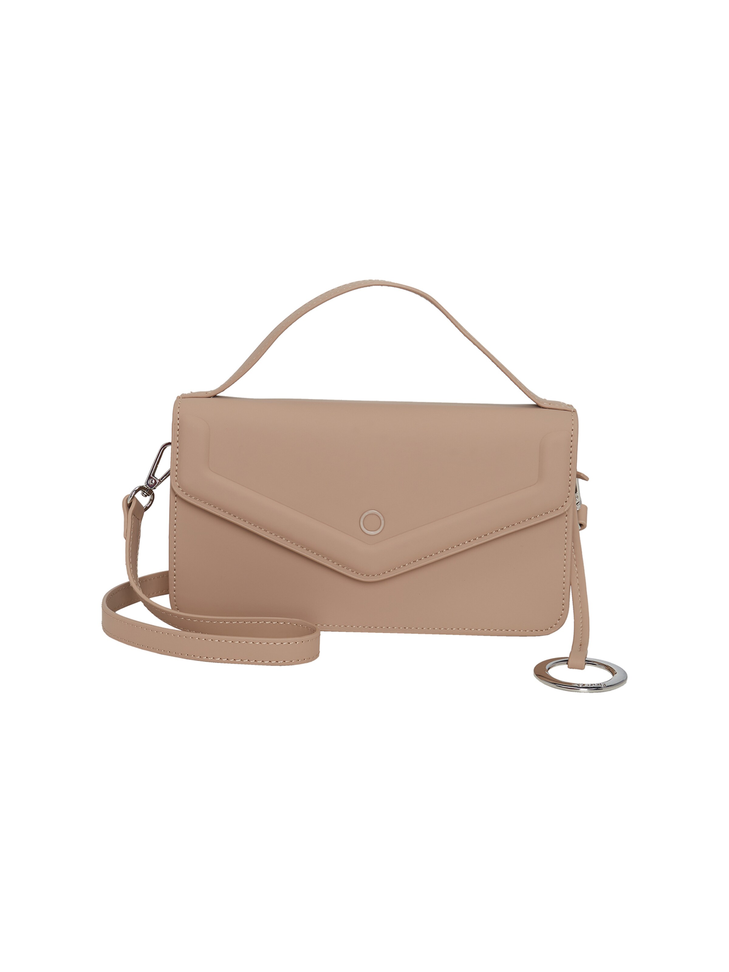 O bag Shoulder Bag in Beige: front