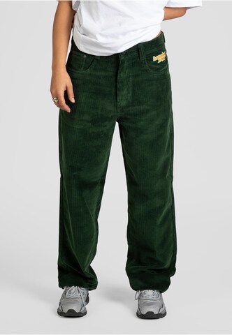 HOMEBOY Trousers in Green: front