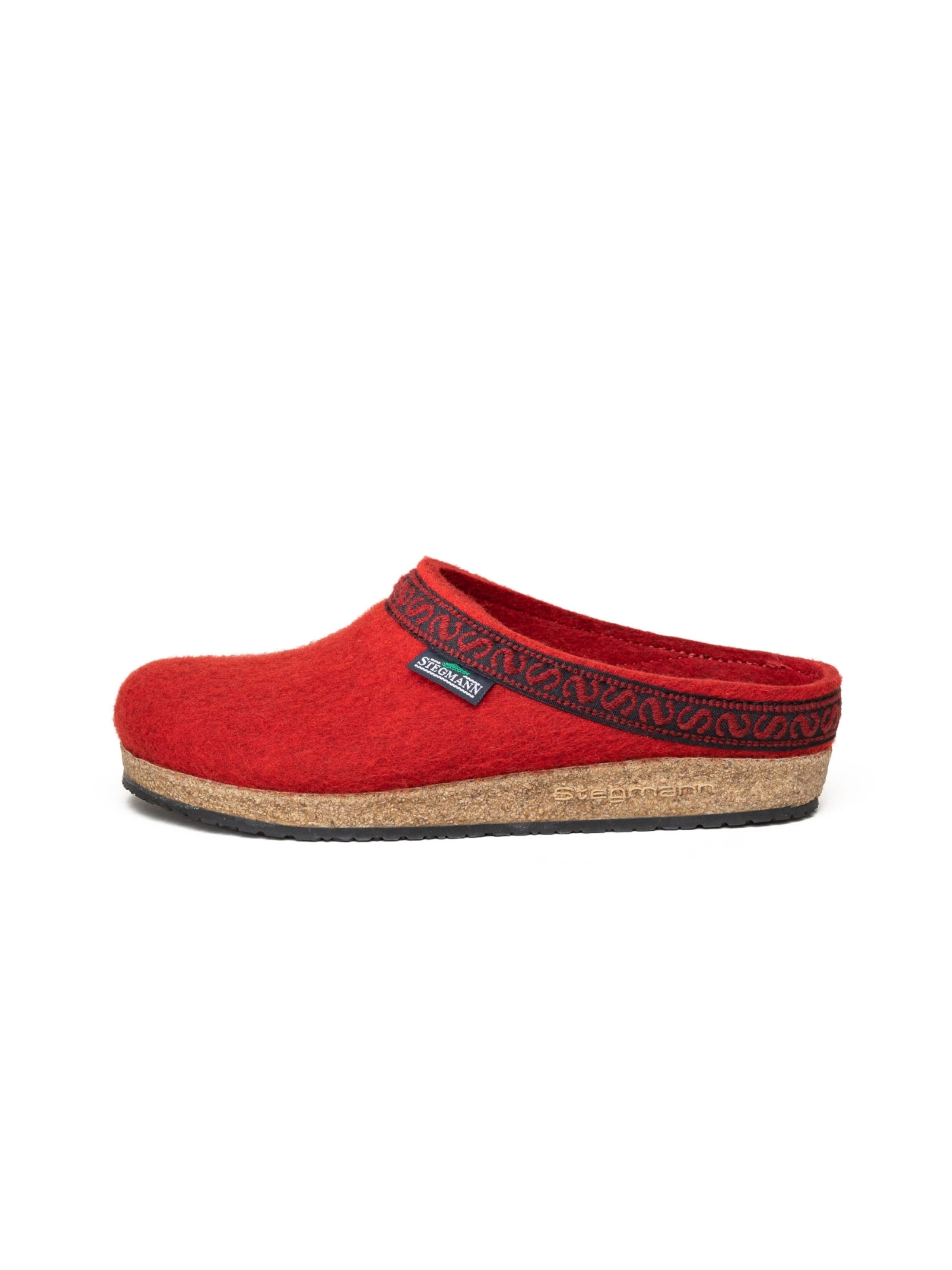 Stegmann Clogs 'Filzclogs Stegmann 108' in Red