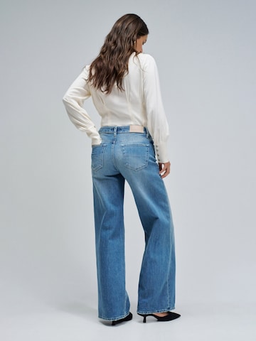 Salsa Jeans Wide leg Jeans in Blauw