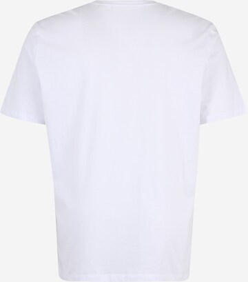 T-Shirt 'SHARK' Jack & Jones Plus en blanc