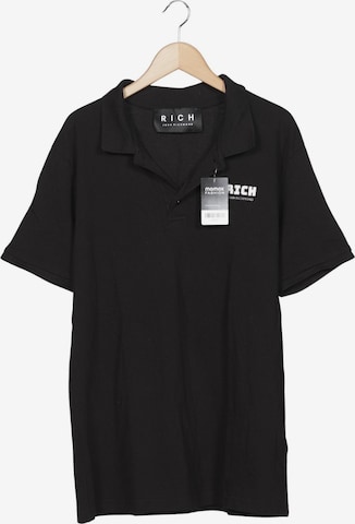 John Richmond Poloshirt XXXL in Schwarz: Vorderseite