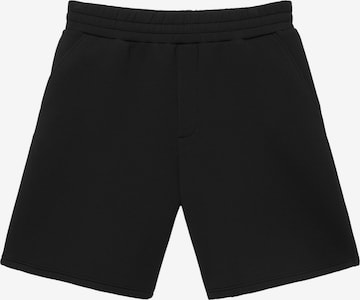 Pull&BearHlače - crna boja: prednji dio