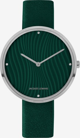 Jacques Lemans Analog Watch in Green: front