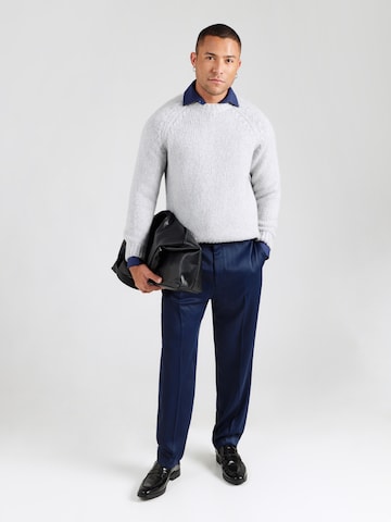 HUGO regular Bukser med fals 'Teagan231X' i blå