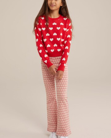 WE Fashion Sweter w kolorze czerwony