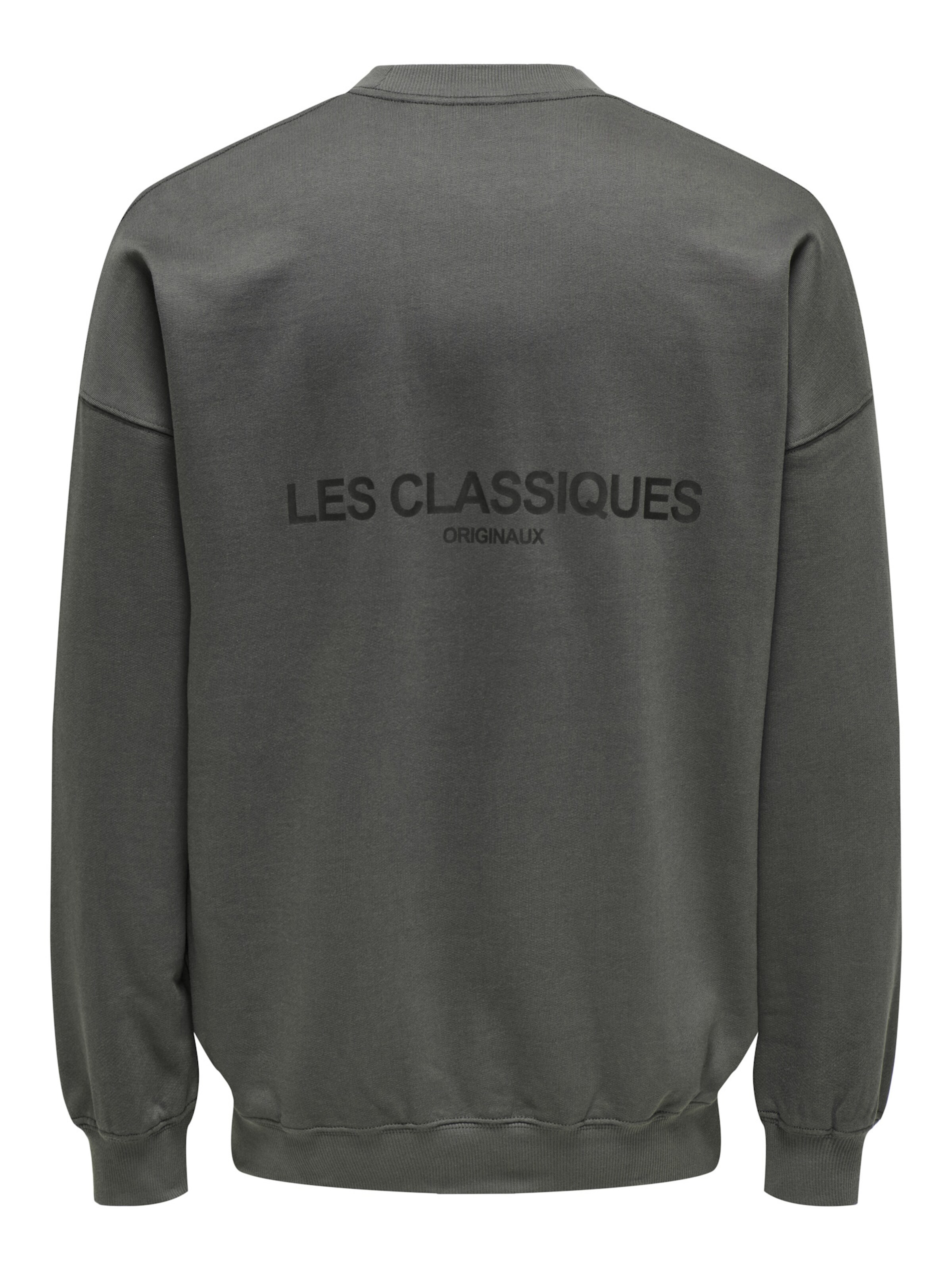 Only & Sons Sweatshirt 'Les Classiques' in Grey