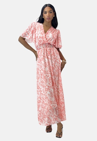 Robe d’été Elara en blanc : devant