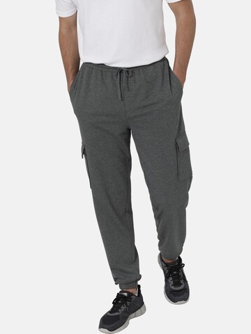 BABISTA Tapered Jogginghose ' Florevoro ' in Grau: Vorderseite