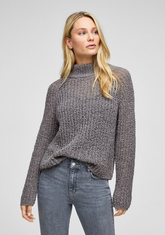 s.Oliver BLACK LABEL Pullover in Grau: predná strana