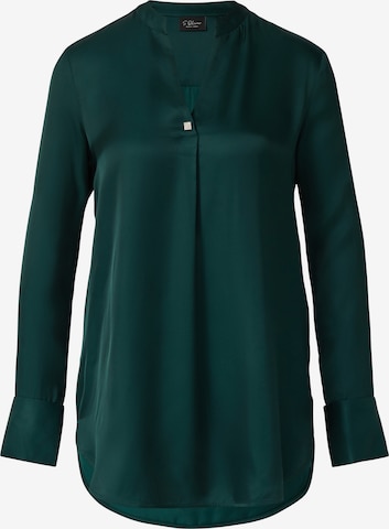 s.Oliver Blouse in Groen: voorkant
