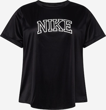 Nike Sportswear Функционална тениска в чер�но: отпред