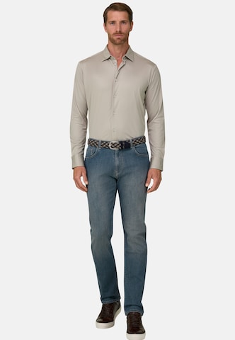 Boggi Milano Regular fit Overhemd in Beige