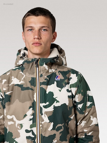 K-Way Performance Jacket 'CLAUDE ORSETTO GRAPHIC' in Mixed colors