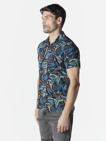 KOROSHI - Ajuste regular Camisa en negro