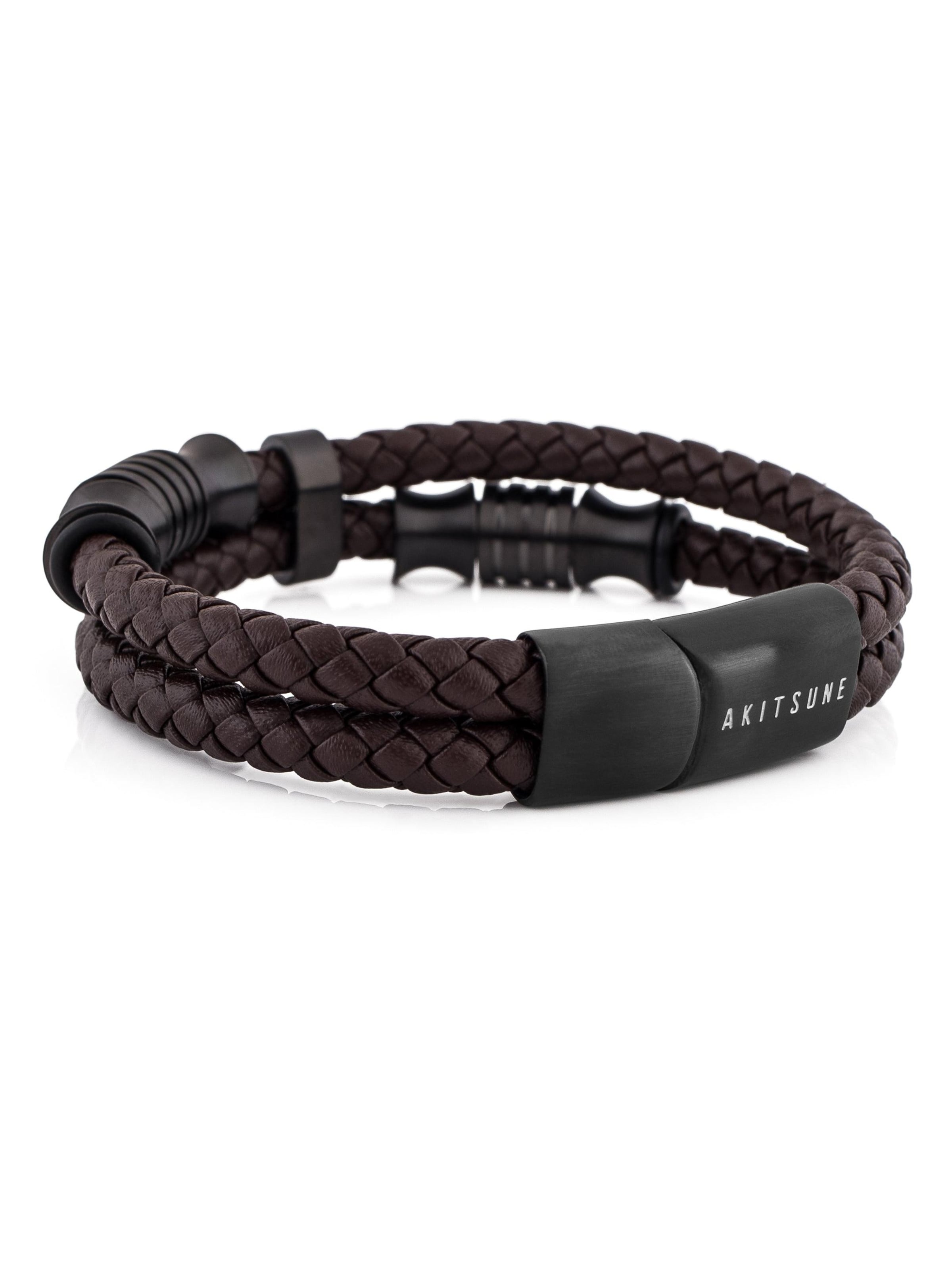 Akitsune Bracelet in Black: front