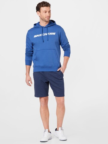 SKECHERS Athletic Sweatshirt in Blue