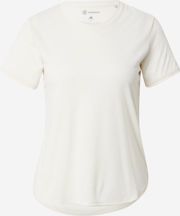 ADIDAS SPORTSWEAR - Camiseta funcional en blanco: frente