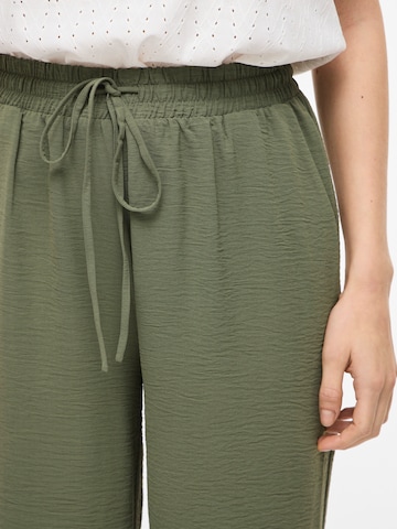 VILA Wide leg Broek 'VIJOSA' in Groen