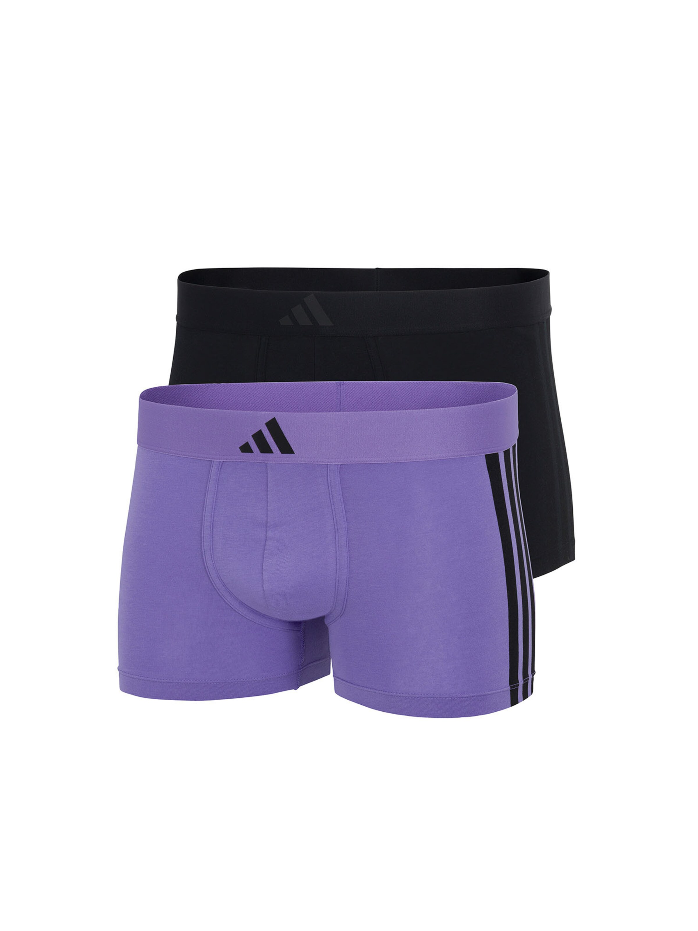 ADIDAS SPORTSWEAR Boxershorts ' Active Flex Cotton 3 Stripes ' in Lila: voorkant