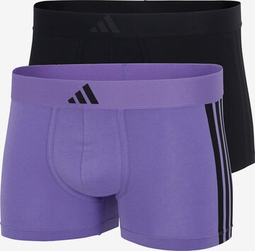 ADIDAS SPORTSWEAR Boxershorts ' Active Flex Cotton 3 Stripes ' in Lila: voorkant