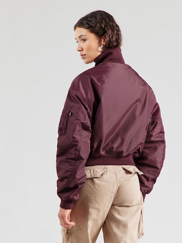 Giacca di mezza stagione 'MA-1' di ALPHA INDUSTRIES in rosso