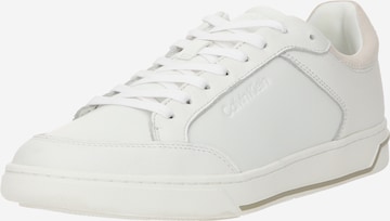 Sneaker bassa di Calvin Klein in bianco: frontale