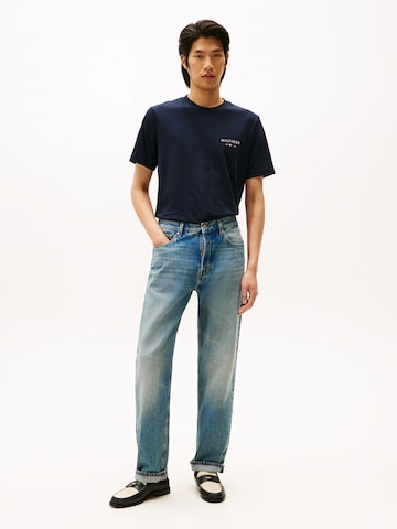 TOMMY HILFIGER - Camisa 'BRAND LOVE' em azul