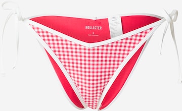 Slip costum de baie de la HOLLISTER pe roșu: față