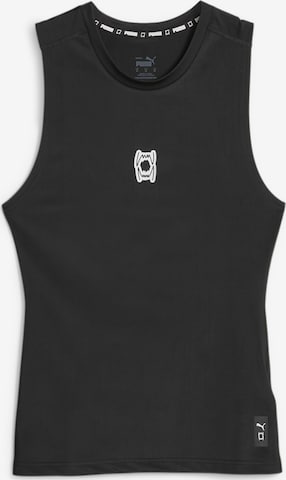 PUMA Funktionsshirt 'Hoops Team' in Schwarz: Vorderseite