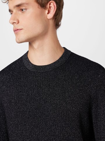 HUGO Red Pullover 'Schiq' in Schwarz